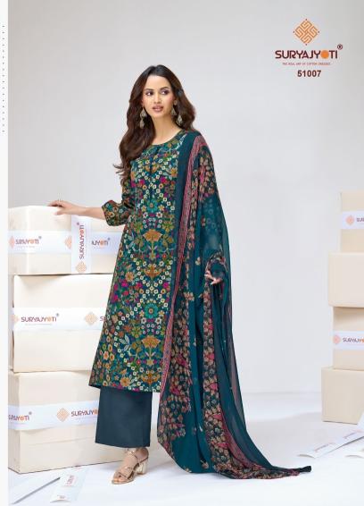 Suryajyoti naisha vol-51 cotton dress material wholesale  - wholesale export